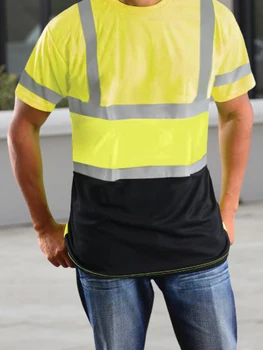Men’s Reflective Hi-Vis Work Shirt 1