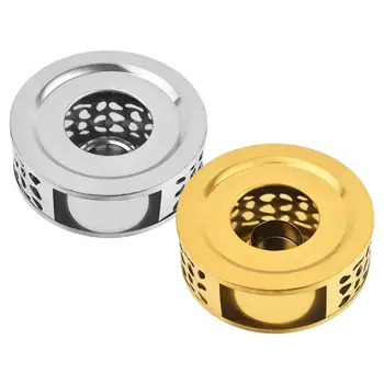 스테인레스 스틸 중공 차 주전자 라이트 워머 캔들 베이스 스탠드, 가정용 세라믹 냄비 티 하우스 티 워머 커피 포트