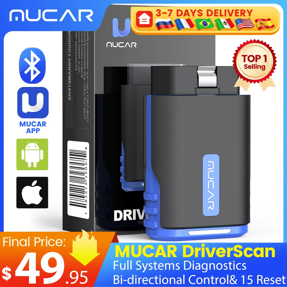 MUCAR-DriverScan-OBD2-Scanner-Bluetooth-Bi-directional-scan-Tool-OE ...