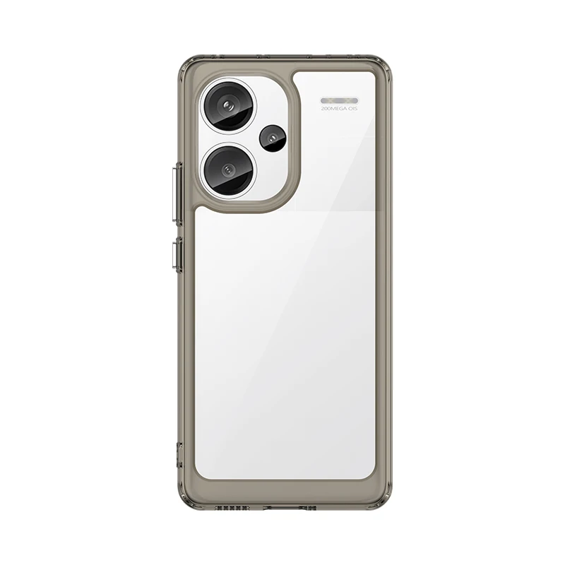 DESSEN Cover per Xiaomi Redmi Note 13 Pro Plus 5G (Pro+) - Silicone Custodia Antiurto Protezione Fotocamera Case Antishock Morbida TPU Bumper Resistente, Bianco