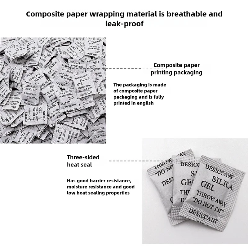 1/3/5/10g Active Mineral Desiccant Industrial Shoes Hardware Leather Bags Industrial Moisture-proof Agent Manufacturers 3