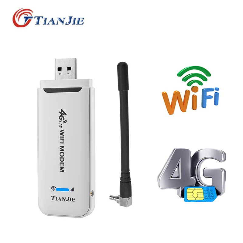 Wi Fi Router 4G WiFi Router Micro SIM Card Portable Wireless LTE USB Modem 4g Wifi Sim Card Pocket Hotspot Antenna WIFI Dongle