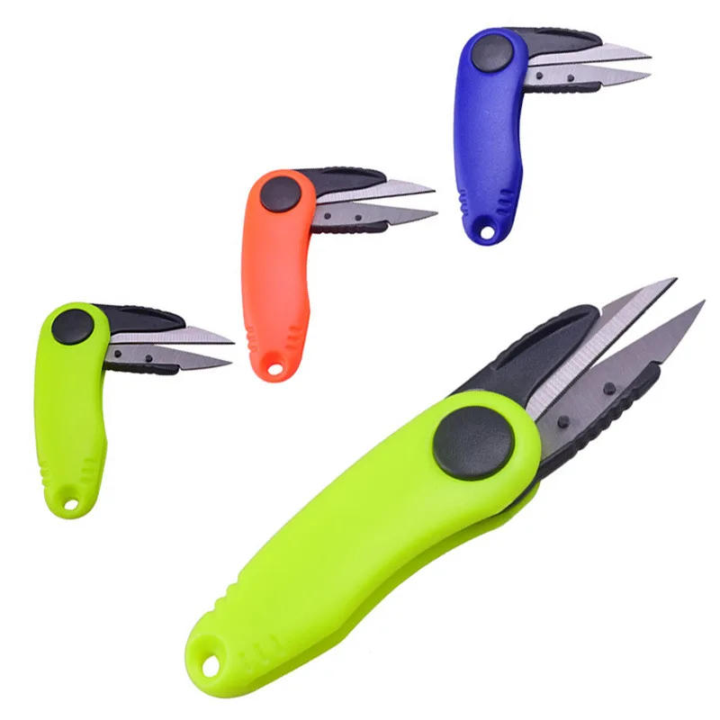 Fishing Scissors Portable Folding Fishing Line Cut Clipper Thread Cutters Stainless Steel Tackle