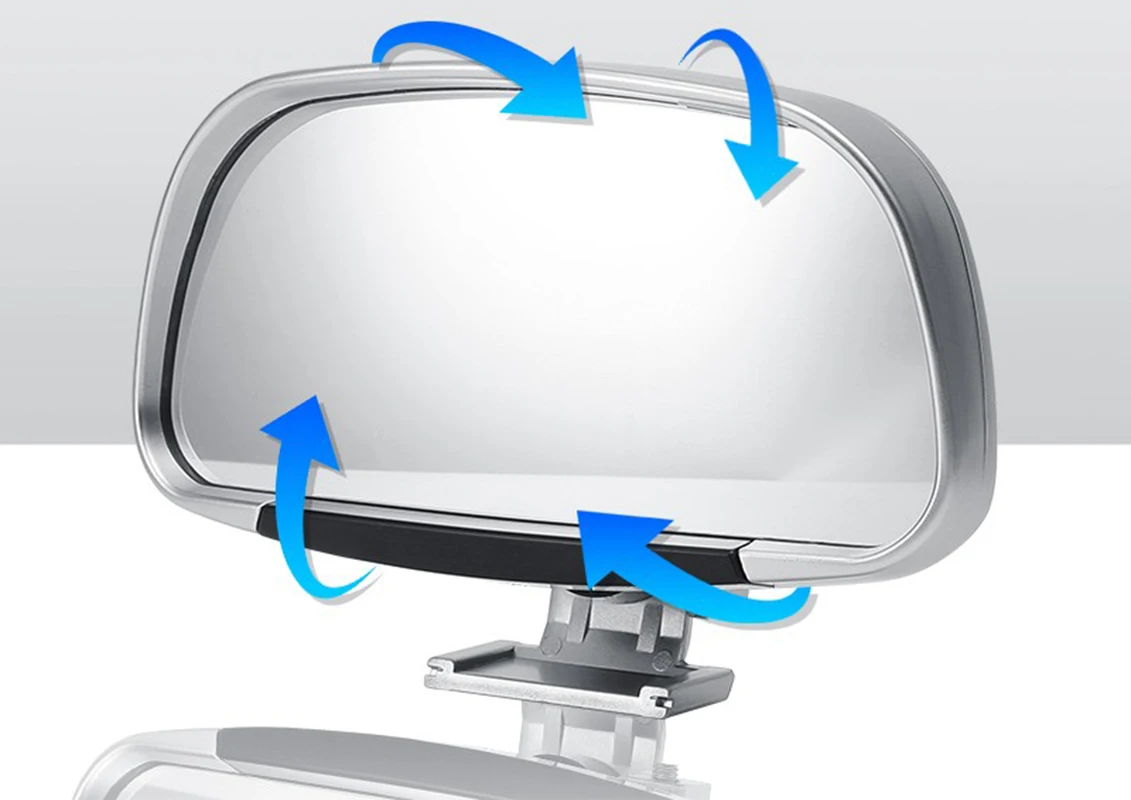 2pcs 360-Degree Rotation Safety Convex Mirror Wide Angle Self-Adhesive Car Blind Spot Mirror Auto Auxiliary Rear View blind spot mirror wide angle mirror