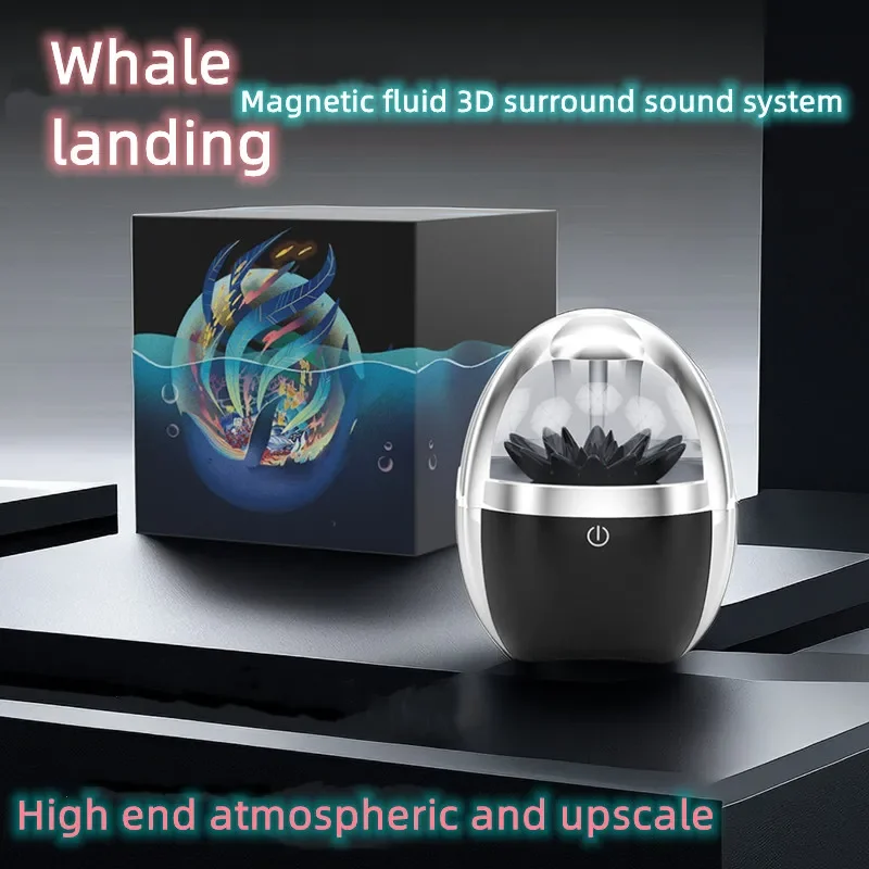 

Whale Landing Magnetic Fluid Sound Venom Technology Good Sound Quality HIFI Wireless Speaker Bluetooth Karaoke Game Speaker Gift