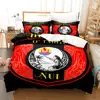 New Hinano Tahiti Logo Bedding Set Single Twin Full Queen King Size Bed Set Aldult Kid Bedroom Duvetcover Sets Bed Sheet Set 4