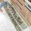 Creative Tableware Printed Kitchen Rug Bedroom Hallway Living Room Long Strip Carpet Anti-slip Decorative Soft Floor Mat 5