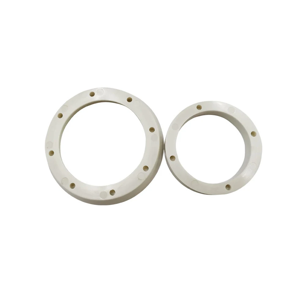 2 Pcs Golf Putting Green Hole Cup Rings Thicken Plastic White Outdoor Golf Training Aid Tool Accessories 4