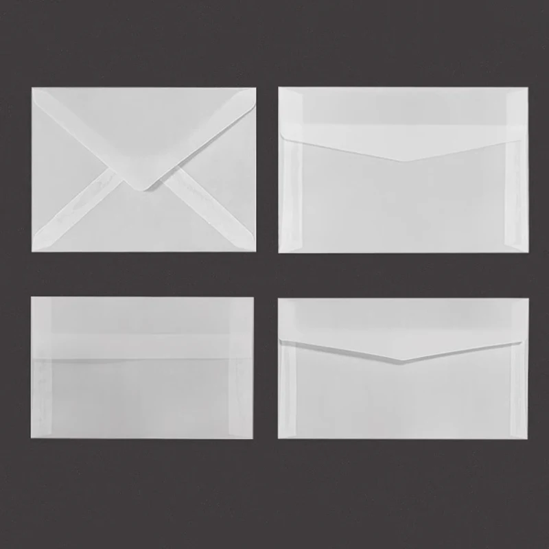 Wedding Invitation Sulfuric Acid Paper Envelope Semi-transparent 30pcs/lot Diy Postcard Storage Gift Packing High-grade Business