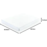 Mattress 6 inch Green Tea Cooling Gel Memory Foam, Fiberglass-Free, Cooling Gel Foam, Pressure Relief, Bed in a Box, Twin Beds 2