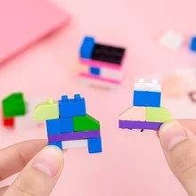 

Building Blocks Splicing Environmental Protection Children Eraser Eraser Student Eraser Stationery Prizes Gift