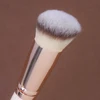 Maange 3Pcs Makeup Brushes + 2Pcs Triangle Powder Puff Set Concealer Eye Shadow Makeup Brush Blending Cosmetic Beauty Tools 3