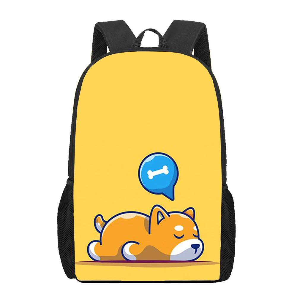 Cartoon puppy dog 3D Print School Bag Set for Teenager Girls Primary Kids Backpack Book Bags Children Satchel Mochila Infantil