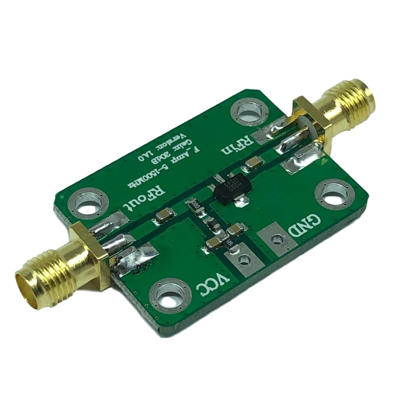 Low Noise Signal Receiver RF Amplifier Gain Module LNA Wideband 5-1500mhz 20dB Gain Broadband for FM Radio TV Signal Amplifier