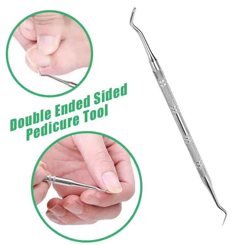 1pcs Double Ended Ingrown Toe Nail Lifter Pedicure Tool