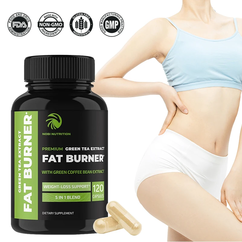 Green Tea Extract Fat Burner Contains Green Coffee Bean Extract for Men and Women Boosts Metabolism Keto Diet Health