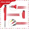 Carpenter Pencil Metal Long Head Deep Hole Professional Engineering Quick Drying Marker Graphite Woodworking Black Red Lineation 6