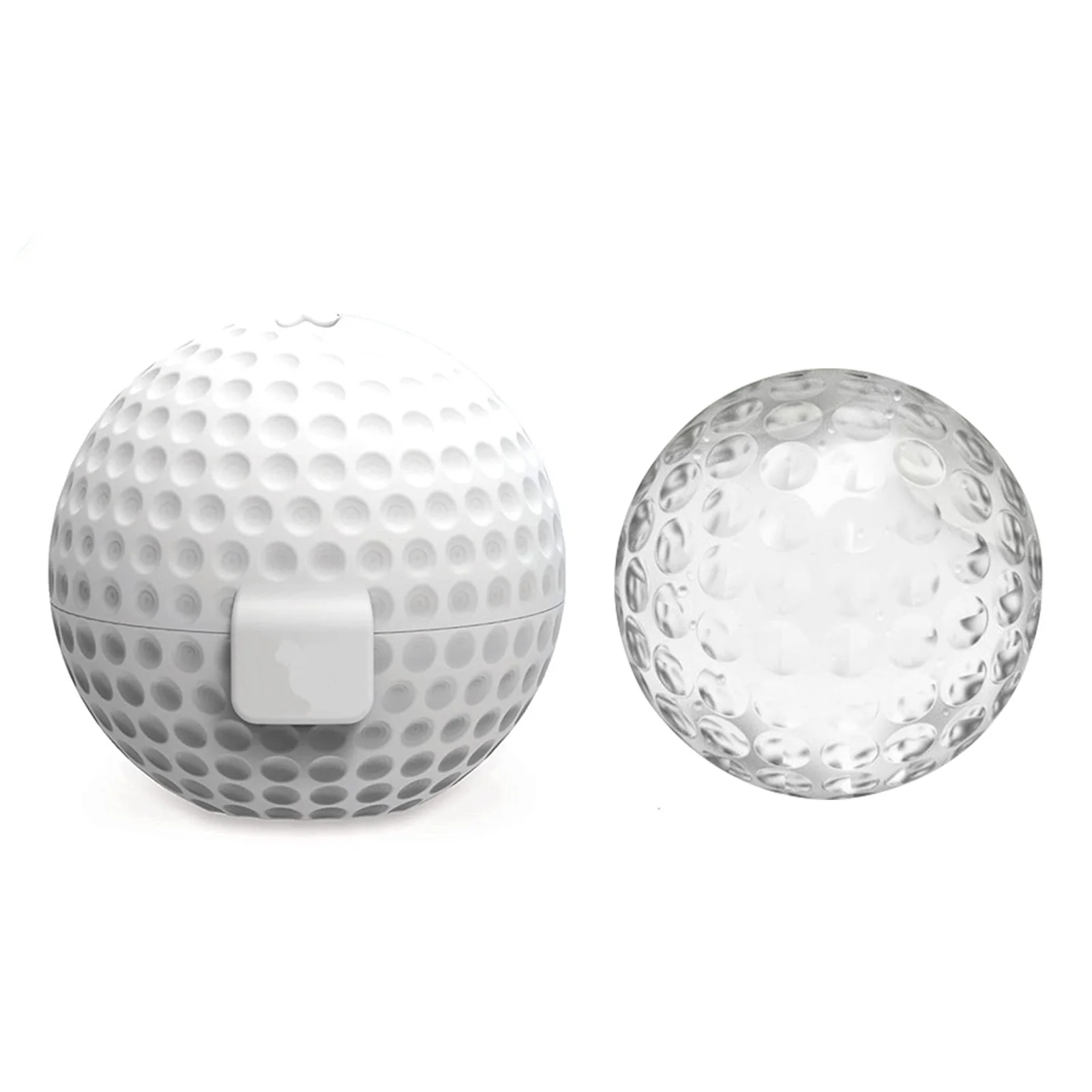 Ice cubes golf balls