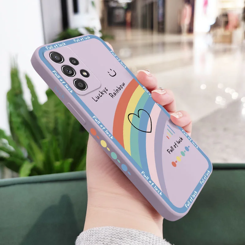 Rainbow Heart Phone Case - Vibrant Protective Design