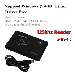 Dual Frequency Smart RFID Card Reader with USB Interface (Read02 - 125khz ID)