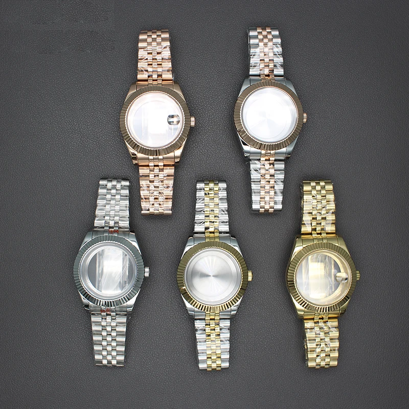 40Mm 36Mm Custodie Per Orologi Cinturino In Acciaio Inossidabile Per Oyster Perpetual Day Date Nh34 Nh35 Nh36 Nh38 Miyota 8215 Movimento Quadrante 28.