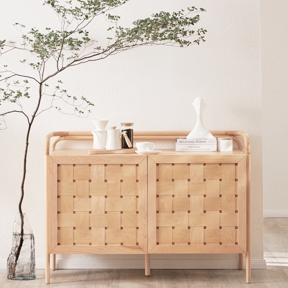 

Тканый деревянный комод из твердой древесины клена в Северной Америке