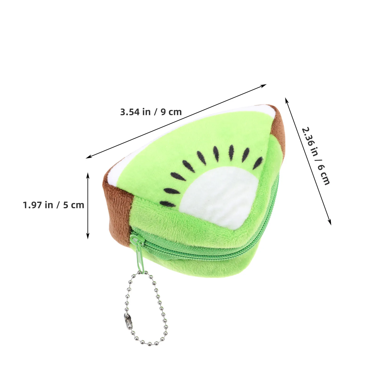 과일 동전 지갑 여성용 귀여운 작은 지갑 경량 지퍼 파우치 동전, 립스틱, 열쇠, 여행 필수품 선물