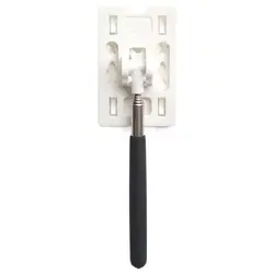 Contactless Parking Payment Rod - Steel ABS Telescopic Swiping Tool (White)