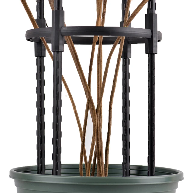 Kerti Kínai Rózsa Növények Mászás Támogatás Multifunkcionális Fém Vas Virág Edények Szőlőállvány Tartó Ültetéséhez - Image 2