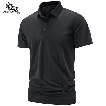 Men's high quality summer new lapel men's short sleeve polo shirt fringe solid color business casual men's polo shirt M-5XL 2562 1