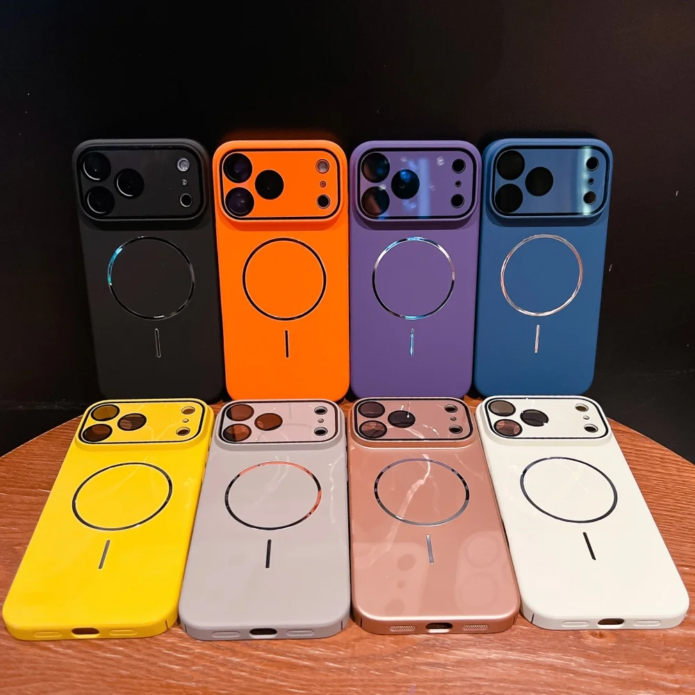 Slim Magnetic Phone Case with All-Inclusive Lens Protection