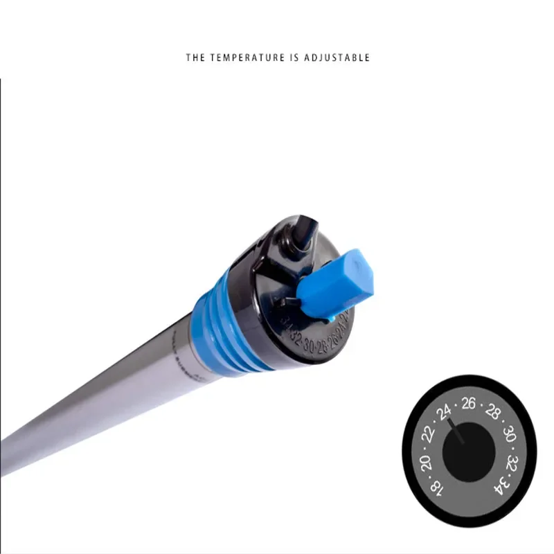 Energy-Efficient Stainless Steel Submersible Aquarium Heater with Adjustable Thermostat