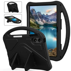 Kids Shockproof EVA Case with Foldable Kickstand and Hand Holder for Blackview Mega3 2025 (Black)