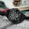 TSAR BOMBA Watch for Men Luxury Quartz Tonneau Wristwatch Sapphire Chronograph Waterproof Clock Valentine's day Gift 2023 New 5