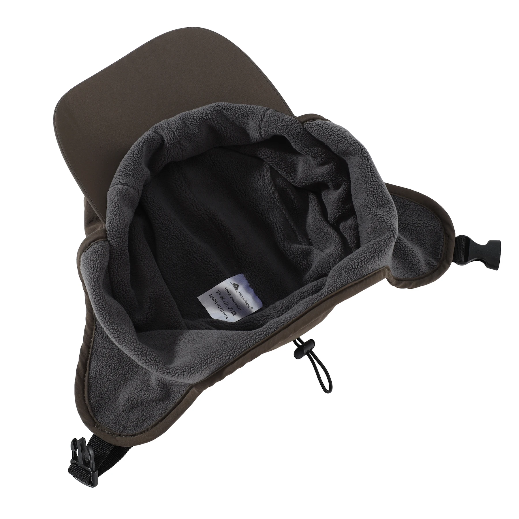 Insulated Ball Cap Winter Trapper Hat With Ear Flaps & Face Cover - Windproof Warmth 3 In 1 Winter Hat