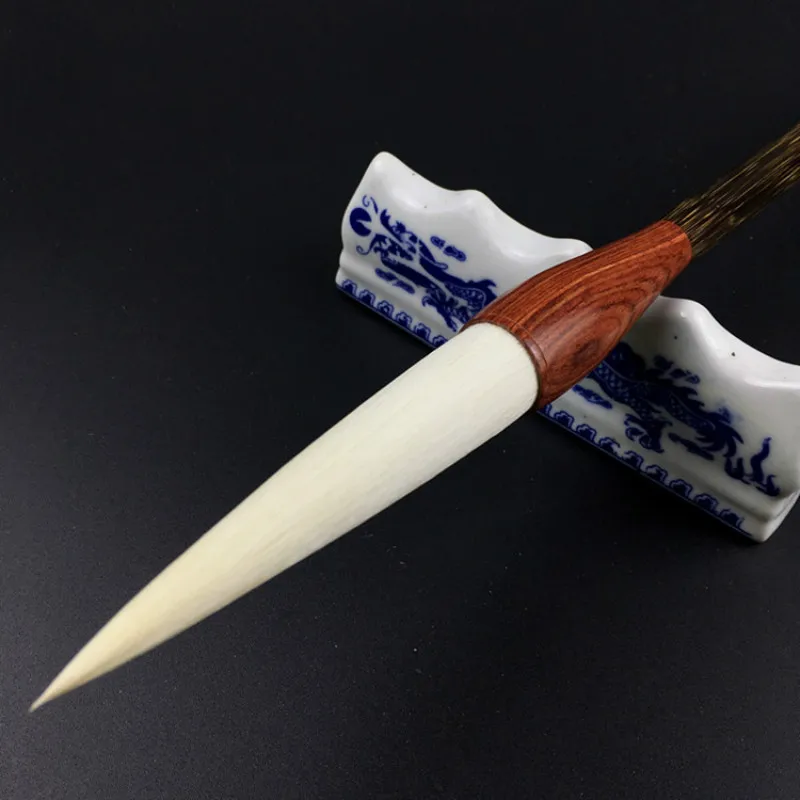 Paint Brush Calligraphy Brush Long Woolen Hair Brush Pen for Chinese Peony Painting Cursive Script