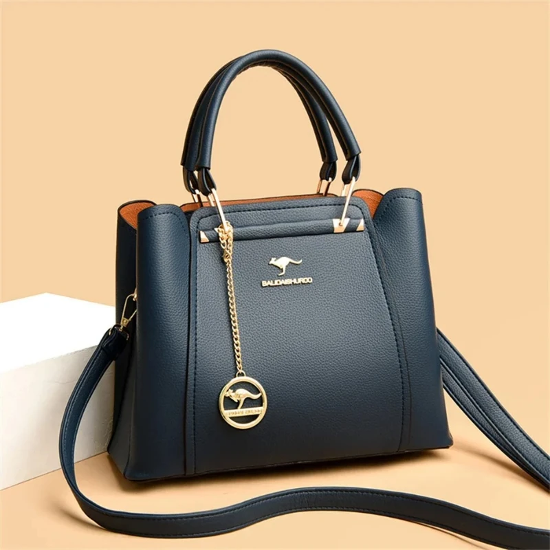Borsa tote in morbida pelle di grande capacità per donna, borsa a tracolla casual con manico superiore, borsa a tracolla versatile in tinta unita per il lavoro