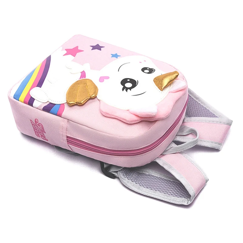 Unicorn Cartoon School Bag Dreamy Candy Color Preschool Backpack Water Resistant Kids Children Toddler Backpack stylish camera bag