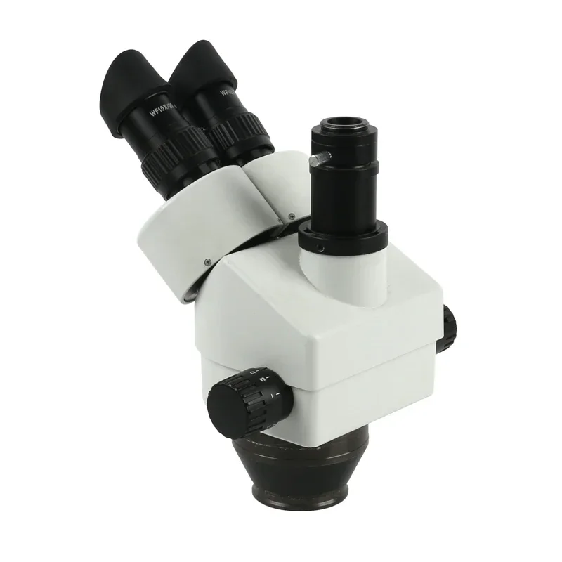 Simul Focal Industrial Trinocular Stereo Microscope Magnification Continuous Zoom 7X - 45X For LAB Phone PCB Repair Soldering 2