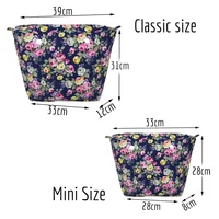 TANQU New Colorful Waterproof Inner Lining Insert Zipper Pocket for Classic Mini Obag Canvas  Inner Pocket for O Bag 2