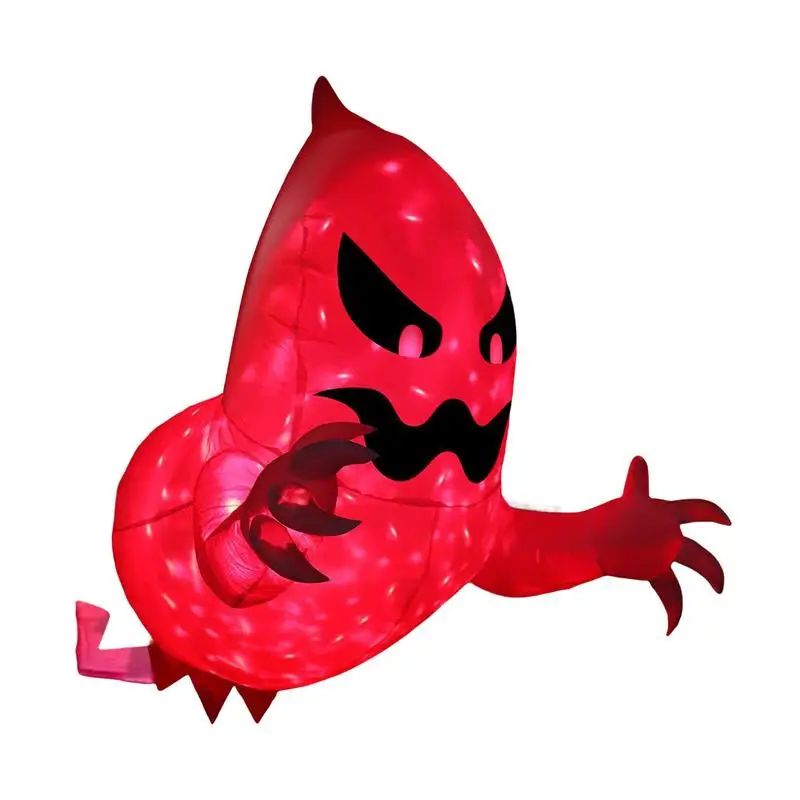 

Украшения в виде призраков на Хэллоуин, уличный страшный фантом, выходящий из окна, раздувной надувной Хэллоуин, искусственный внешний двор