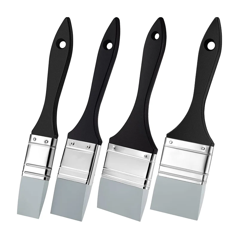 

4 шт., Силиконовые кисти для рисования, в ширину 1-1,5 дюймов