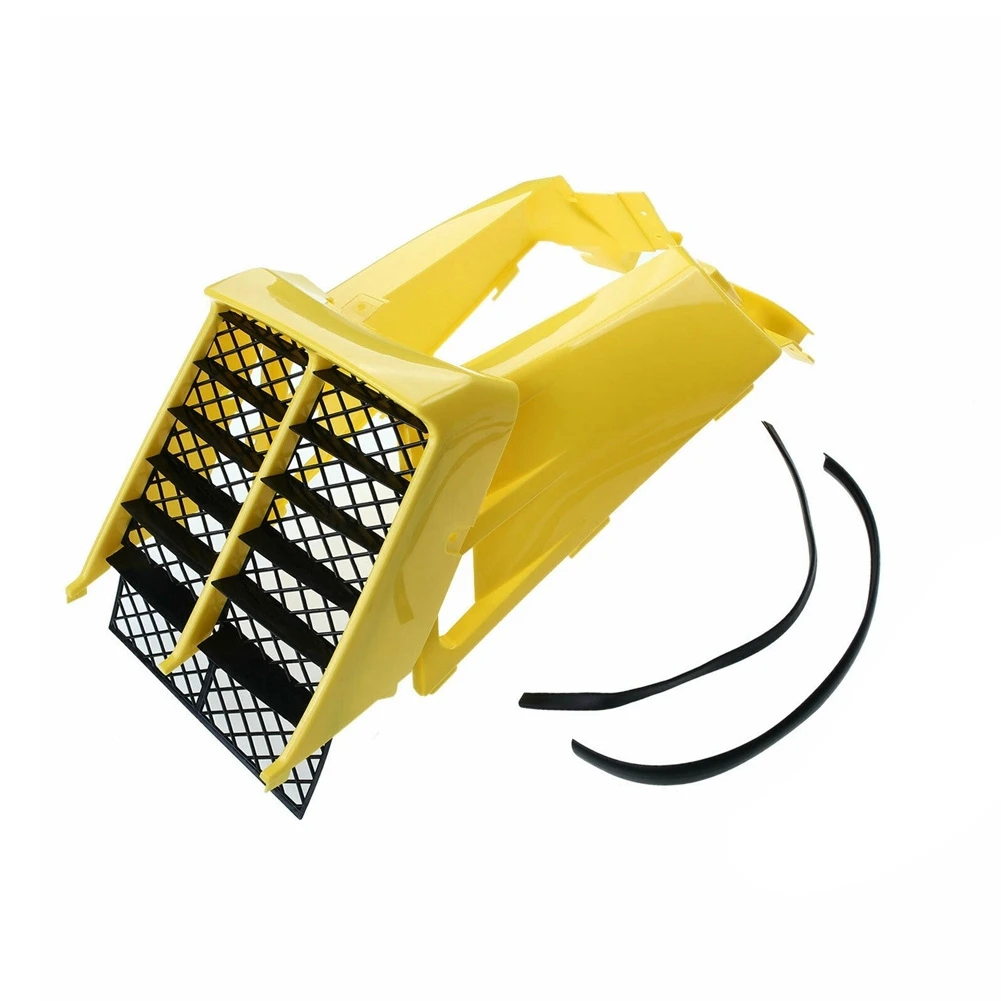 Yamaha Banshee 350 YFZ350 87-06 Yellow에 적합한 그릴이 있는 플라스틱 가스 탱크 측면 커버