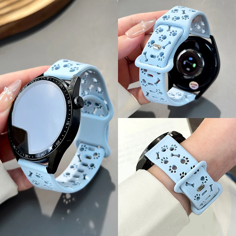 Versatile Silicone Watch Strap - Available in 18mm, 20mm, 22mm Sizes