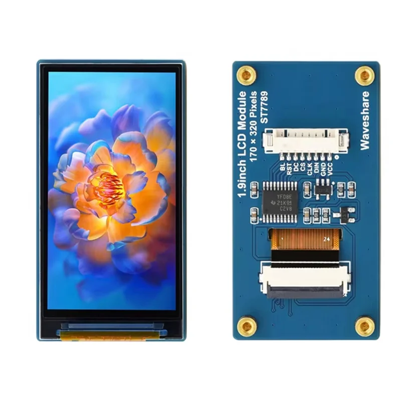 Arduino/ Raspberry Pi / STM32-A78U용 1.9인치 IPS LCD 디스플레이 모듈 170X320 해상도 SPI 인터페이스