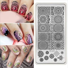 

Mandala Nail Art Stamp Plate Mandara Plate Paisley Stamping Image Plate Damask Nail Stamping Plate