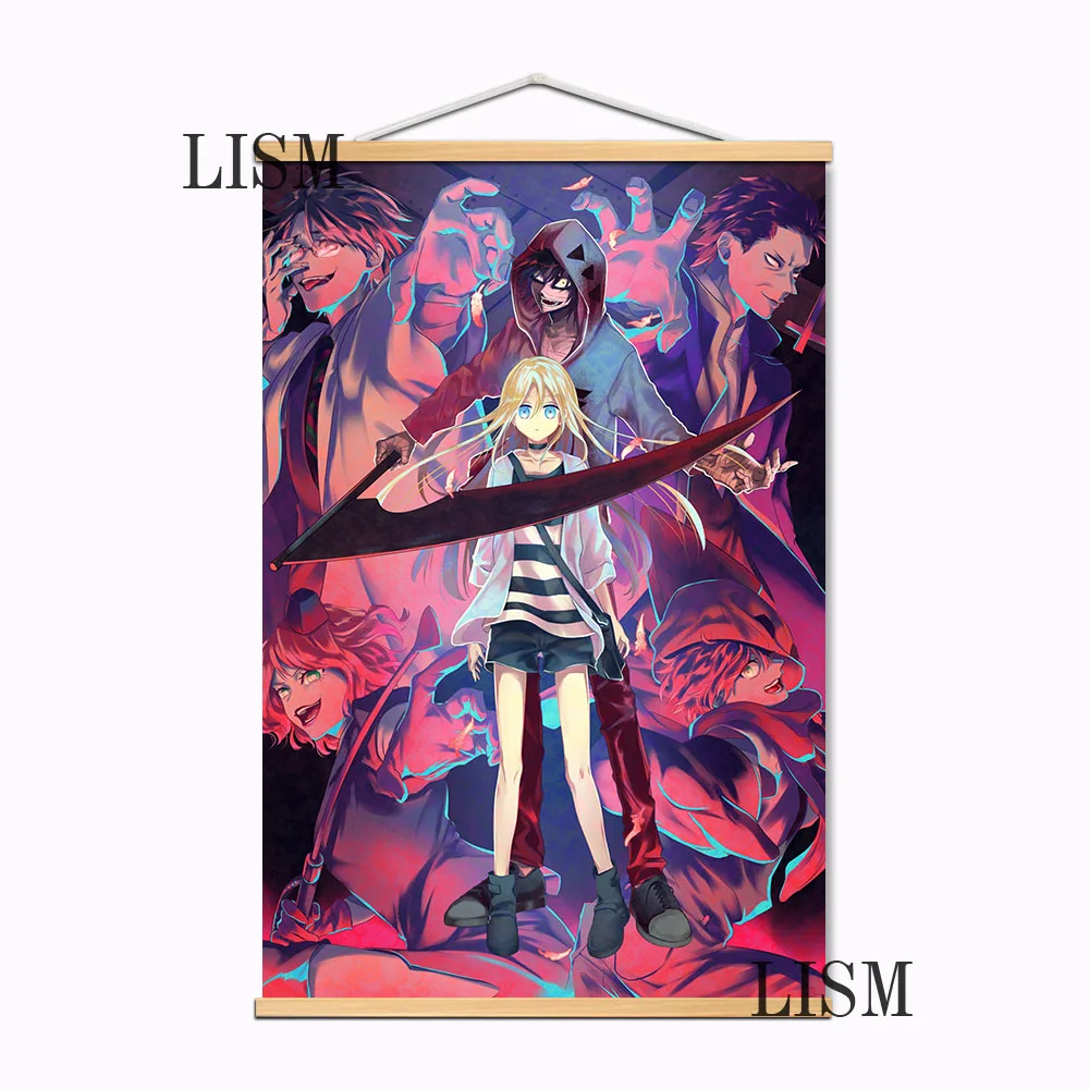 Satsuriku nenhum tenshi anjos da morte anime mangá parede cartaz rolo -  AliExpress