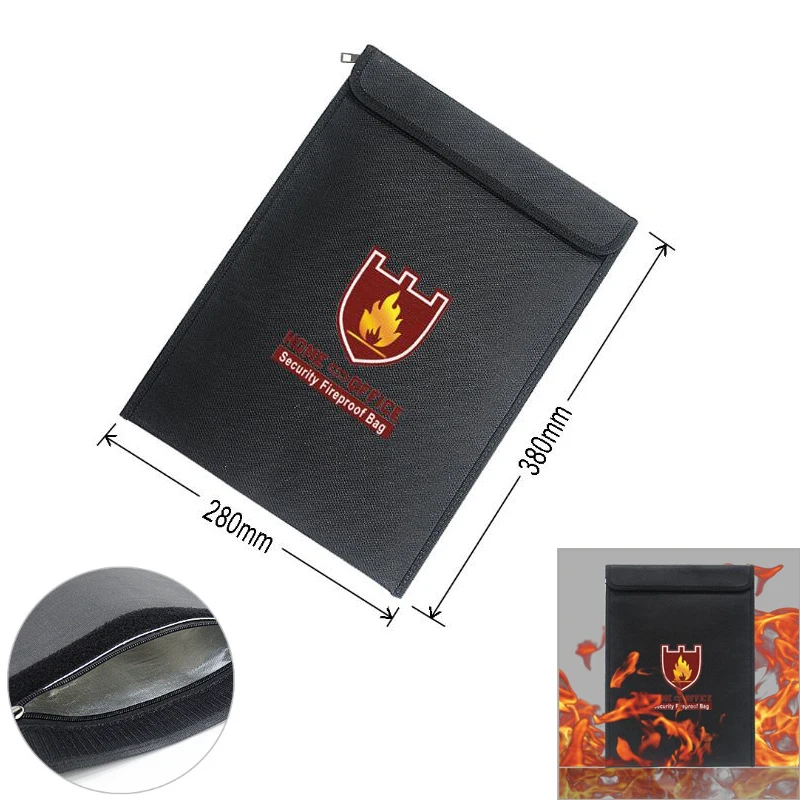 3 Borse Ignifughe Impermeabili - Per Batterie, Documenti E Oggetti Di Valore - Foto 2