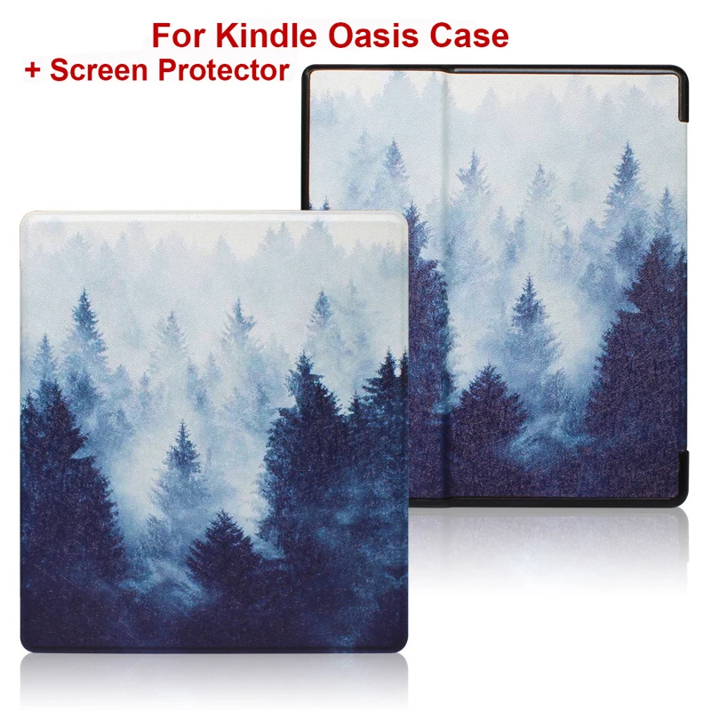 Premium PU Leather Book Cover with Screen Protector and Auto Sleep/Wake Function