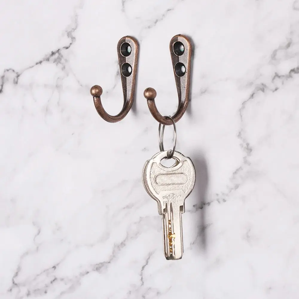 Description Picture 6 of item5PCS Room Organizer Single Prong Classical Hat Hanger Hooks Hangers Bronze Wall Hook